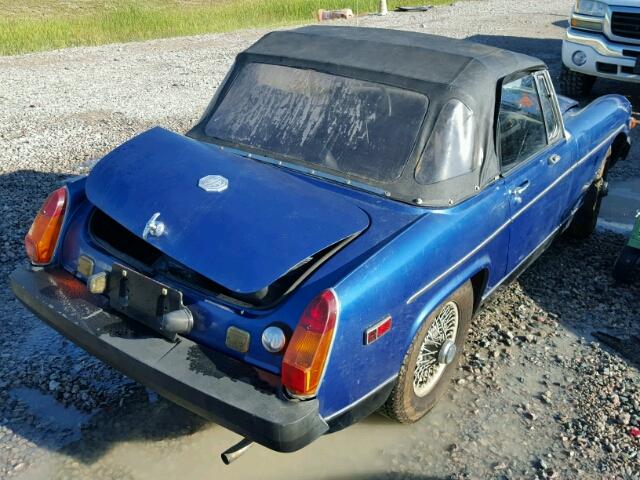 GAN6UG185703G - 1976 MG MGB BLUE photo 4