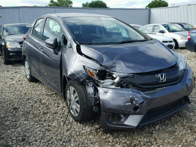 3HGGK5H59FM734049 - 2015 HONDA FIT LX GRAY photo 1