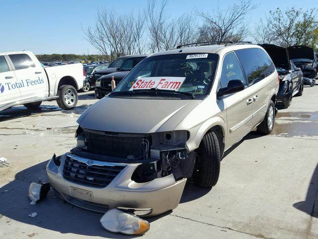 2A8GP54L96R885463 - 2006 CHRYSLER TOWN & COU GOLD photo 2