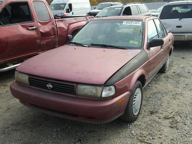 1N4EB31F8PC712906 - 1993 NISSAN SENTRA E RED photo 2