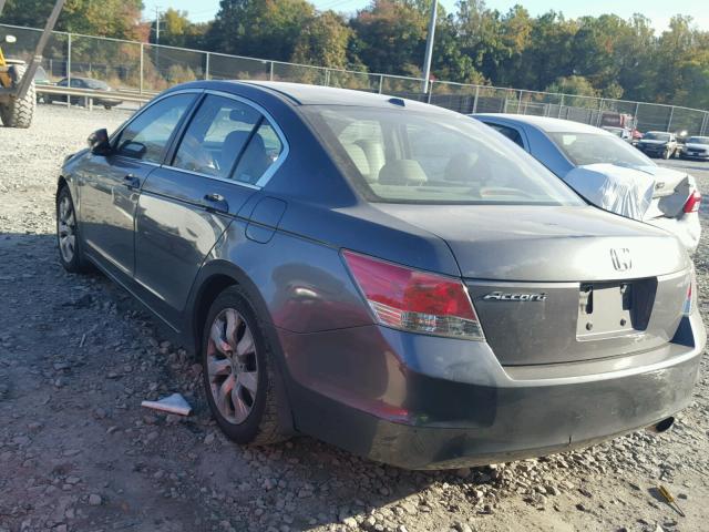 1HGCP26839A199393 - 2009 HONDA ACCORD GRAY photo 3