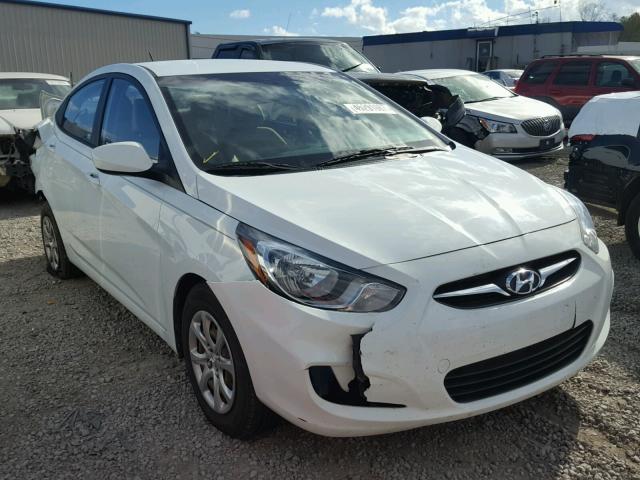 KMHCT4AE3DU497870 - 2013 HYUNDAI ACCENT GLS WHITE photo 1