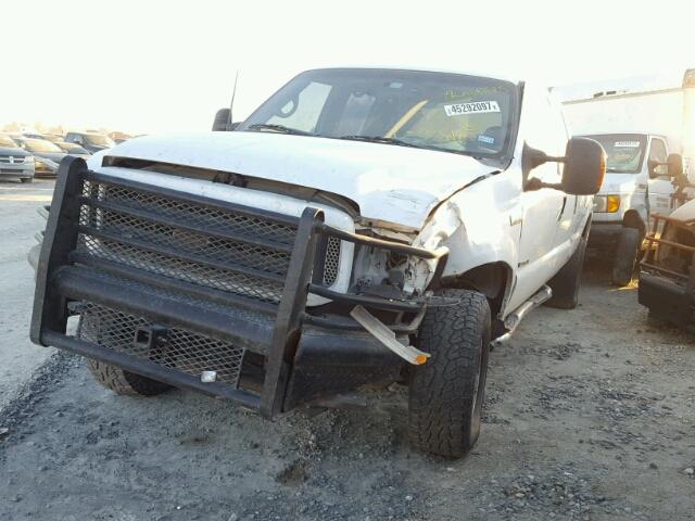 1FTSW31F72EA73870 - 2002 FORD F350 SRW S WHITE photo 2