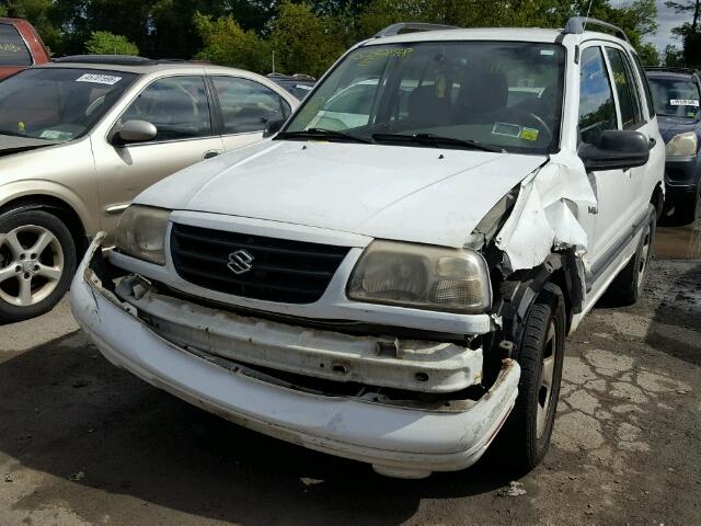 2S3TD52VX16102682 - 2001 SUZUKI VITARA JX WHITE photo 2