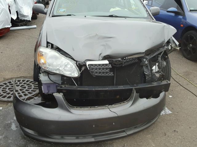 2T1BR30E28C909032 - 2008 TOYOTA COROLLA GRAY photo 9