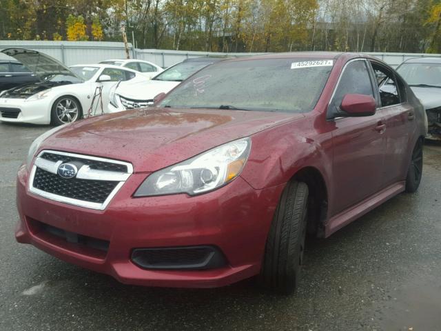 4S3BMBB61D3047732 - 2013 SUBARU LEGACY 2.5 BURGUNDY photo 2