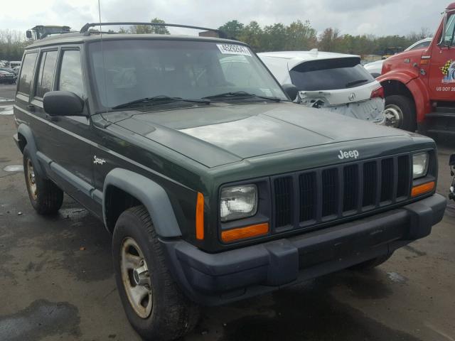 1J4FJ68SXVL521307 - 1997 JEEP CHEROKEE S GREEN photo 1