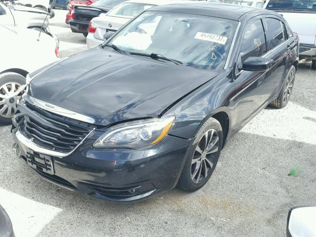 1C3CCBCG7DN553329 - 2013 CHRYSLER 200 BLACK photo 2