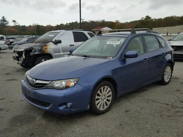 JF1GH6B60BH816454 - 2011 SUBARU IMPREZA 2. BLUE photo 2