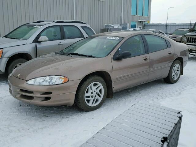 2C3HH46R7YH121676 - 2000 CHRYSLER INTREPID BROWN photo 2