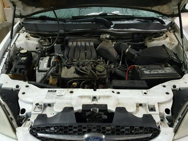 1FAFP55252G246975 - 2002 FORD TAURUS SES WHITE photo 7