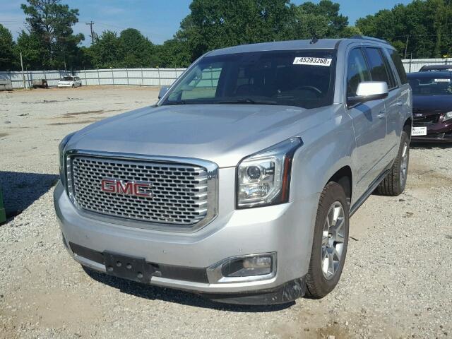 1GKS1CKJ9FR287859 - 2015 GMC YUKON DENA SILVER photo 2