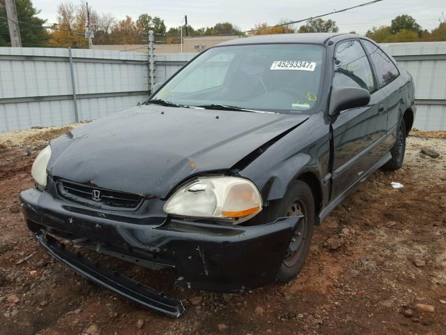 1HGEJ6225TL089427 - 1996 HONDA CIVIC BLACK photo 2