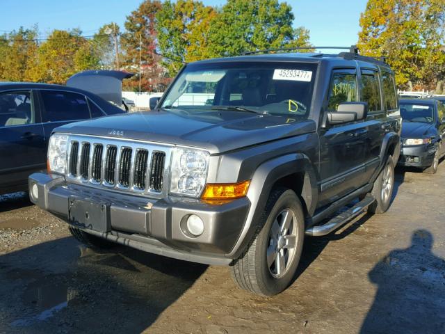 1J8HG48K47C676223 - 2007 JEEP COMMANDER GRAY photo 2