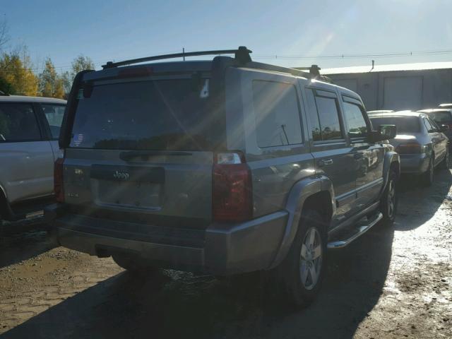 1J8HG48K47C676223 - 2007 JEEP COMMANDER GRAY photo 4