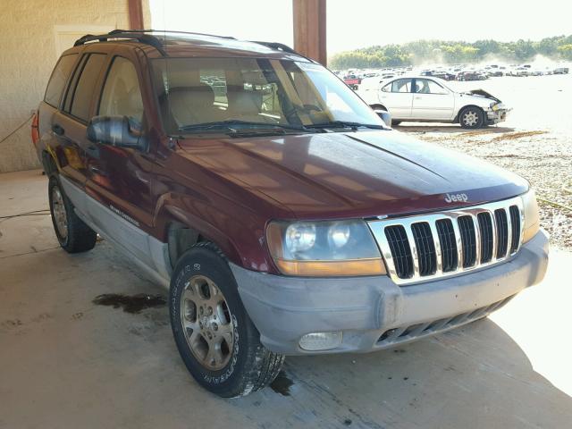 1J4G258S8XC618729 - 1999 JEEP GRAND CHER MAROON photo 1