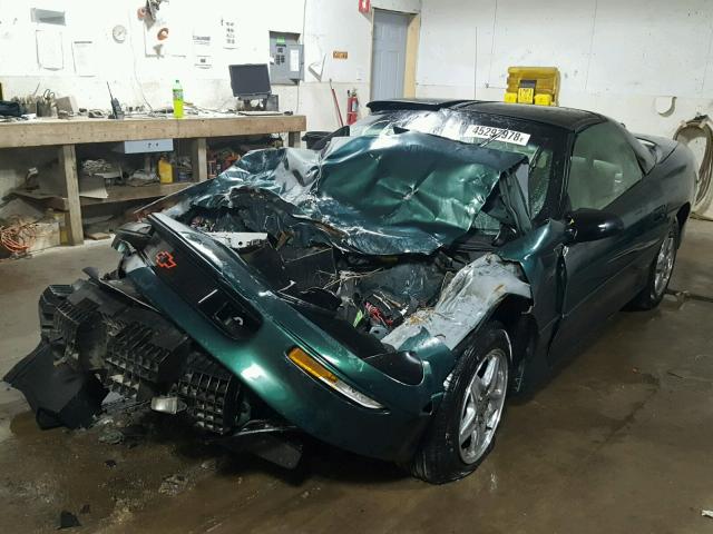 2G1FP22KXT2122716 - 1996 CHEVROLET CAMARO BAS 绿色 照片 2