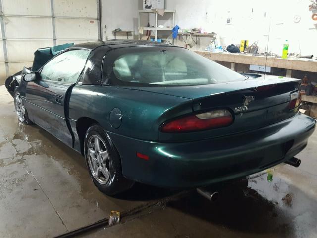 2G1FP22KXT2122716 - 1996 CHEVROLET CAMARO BAS GREEN photo 3