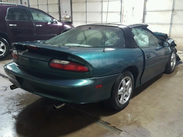 2G1FP22KXT2122716 - 1996 CHEVROLET CAMARO BAS GREEN photo 4