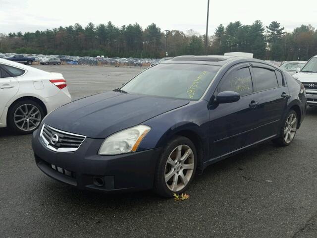 1N4BA41E97C862865 - 2007 NISSAN MAXIMA SE BLUE photo 2