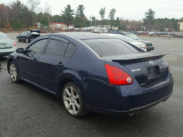 1N4BA41E97C862865 - 2007 NISSAN MAXIMA SE BLUE photo 3