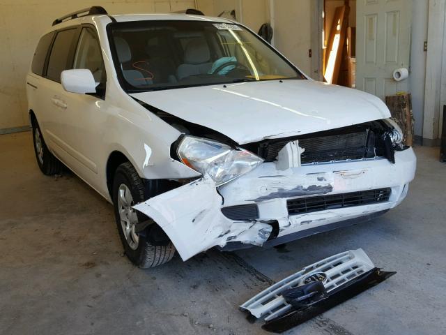 KNDMB233786206678 - 2008 KIA SEDONA EX WHITE photo 1