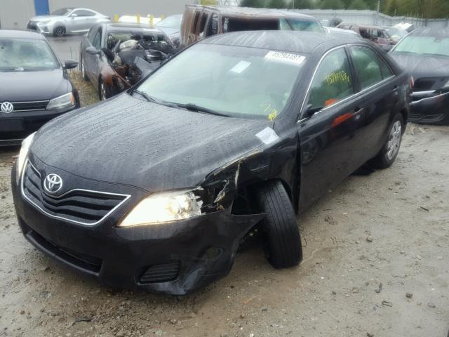 4T4BF3EK6AR035477 - 2010 TOYOTA CAMRY BASE BLACK photo 2