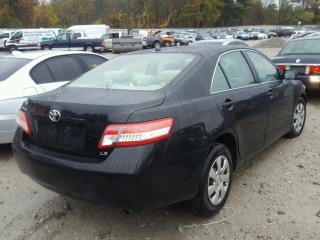 4T4BF3EK6AR035477 - 2010 TOYOTA CAMRY BASE BLACK photo 4