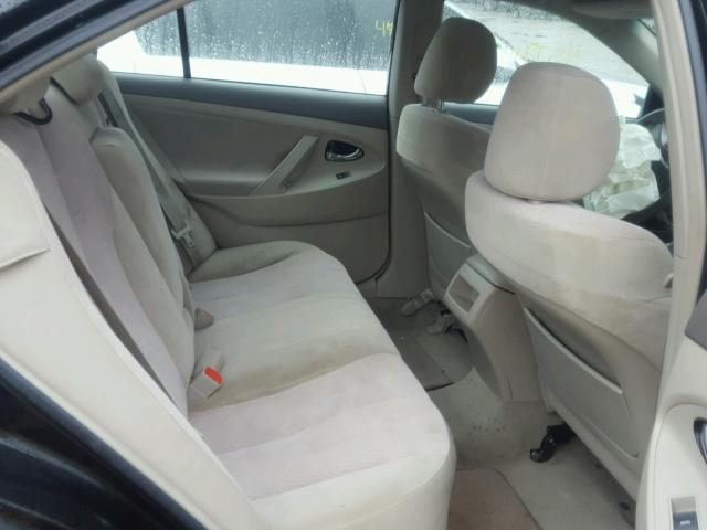 4T4BF3EK6AR035477 - 2010 TOYOTA CAMRY BASE BLACK photo 6