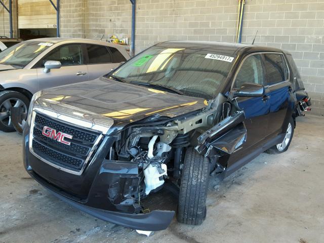 2GKALMEK3D6108417 - 2013 GMC TERRAIN SL BLACK photo 2