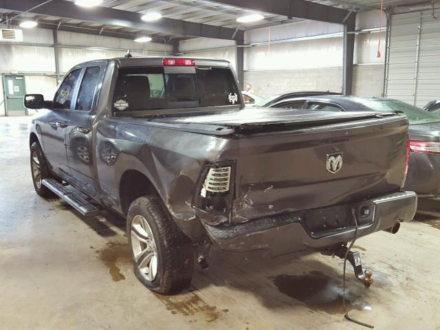 1C6RR7HT5ES375390 - 2014 RAM 1500 SPORT GRAY photo 3