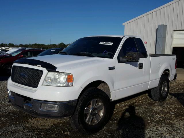 1FTRF14W15NB09930 - 2005 FORD F150 WHITE photo 2