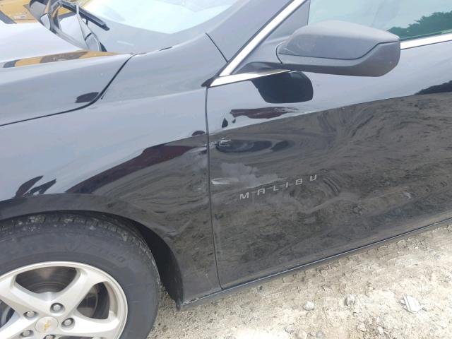 1G1ZB5ST1HF125998 - 2017 CHEVROLET MALIBU LS შავი ფოტო 9