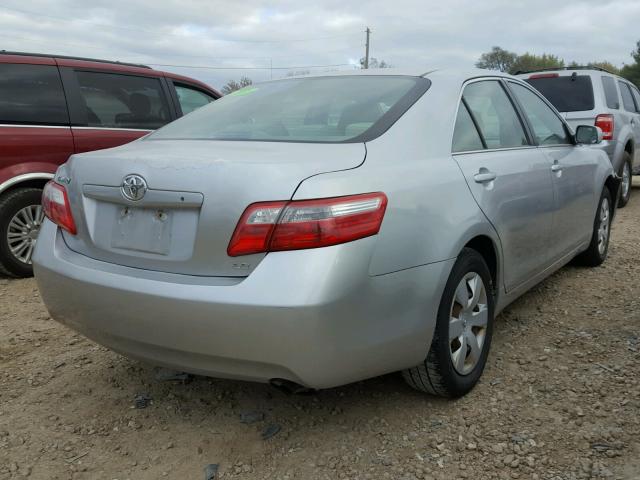 4T1BE46K57U715056 - 2007 TOYOTA CAMRY NEW SILVER photo 4