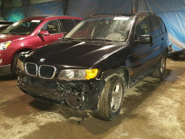 5UXFA53513LW26735 - 2003 BMW X5 3.0I BLACK photo 2