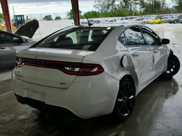 1C3CDFGB1GD819229 - 2016 DODGE DART WHITE photo 4