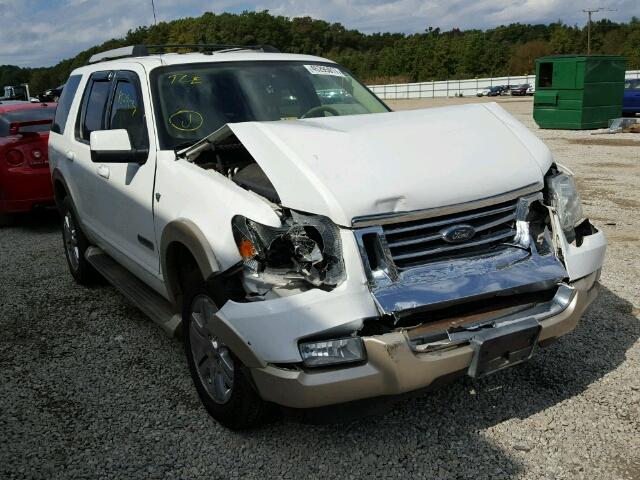 1FMEU74837UB46281 - 2007 FORD EXPLORER E WHITE photo 1