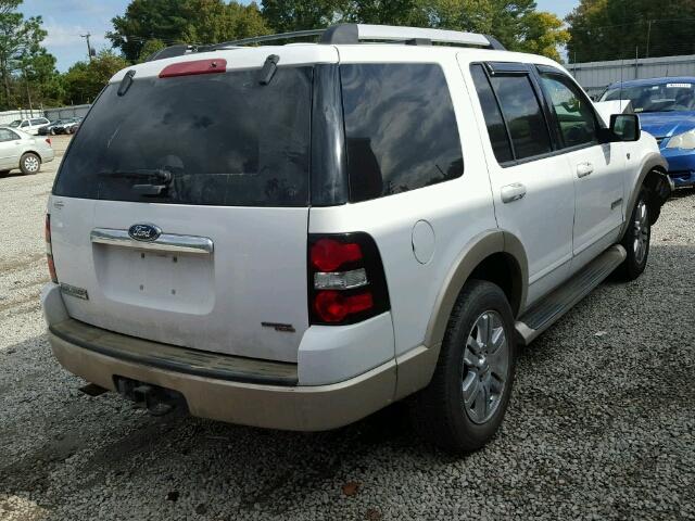 1FMEU74837UB46281 - 2007 FORD EXPLORER E WHITE photo 4