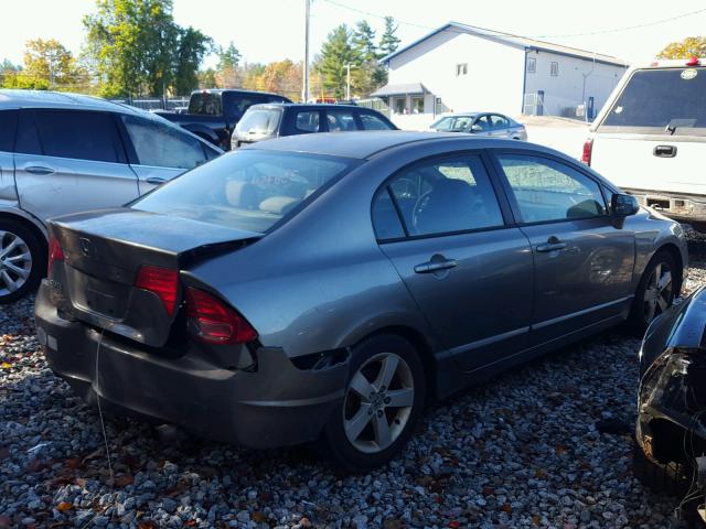 1HGFA16896L104649 - 2006 HONDA CIVIC GRAY photo 4