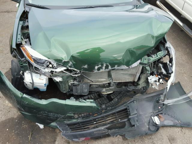 2T1BURHE7FC233292 - 2015 TOYOTA COROLLA GREEN photo 7