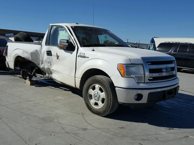 1FTMF1CM1EKE89718 - 2014 FORD F150 WHITE photo 1