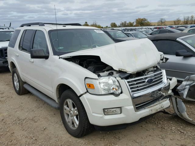 1FMEU7DE6AUA93069 - 2010 FORD EXPLORER WHITE photo 1