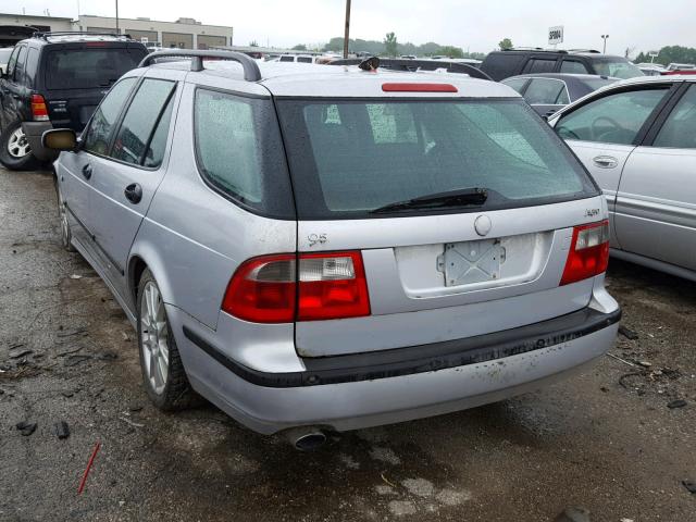 YS3EH59GX33002779 - 2003 SAAB 9-5 AERO SILVER photo 3