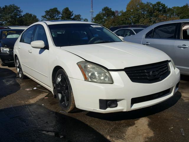 1N4BA41E67C802011 - 2007 NISSAN MAXIMA SE WHITE photo 1