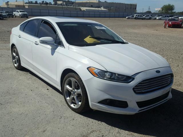 3FA6P0HR2DR125232 - 2013 FORD FUSION SE WHITE photo 1