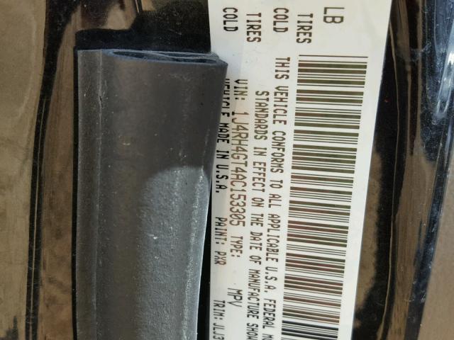 1J4RH4GT4AC153305 - 2010 JEEP COMMANDER Qara foto 10