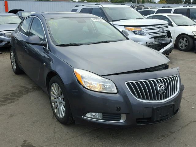 W04GN5EC3B1021447 - 2011 BUICK REGAL CXL GRAY photo 1