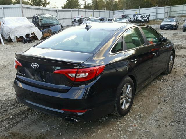 5NPE24AF9HH551469 - 2017 HYUNDAI SONATA SE BLACK photo 4