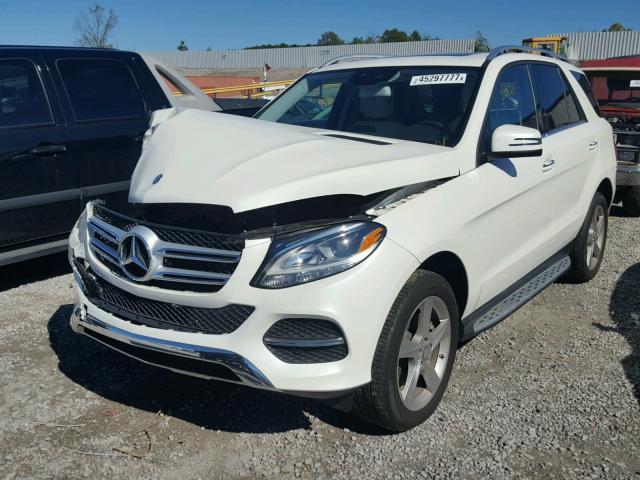 4JGDA5JB3GA638075 - 2016 MERCEDES-BENZ GLE 350 WHITE photo 2