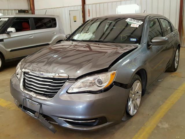 1C3CCBAB7CN295495 - 2012 CHRYSLER 200 LX CHARCOAL photo 2